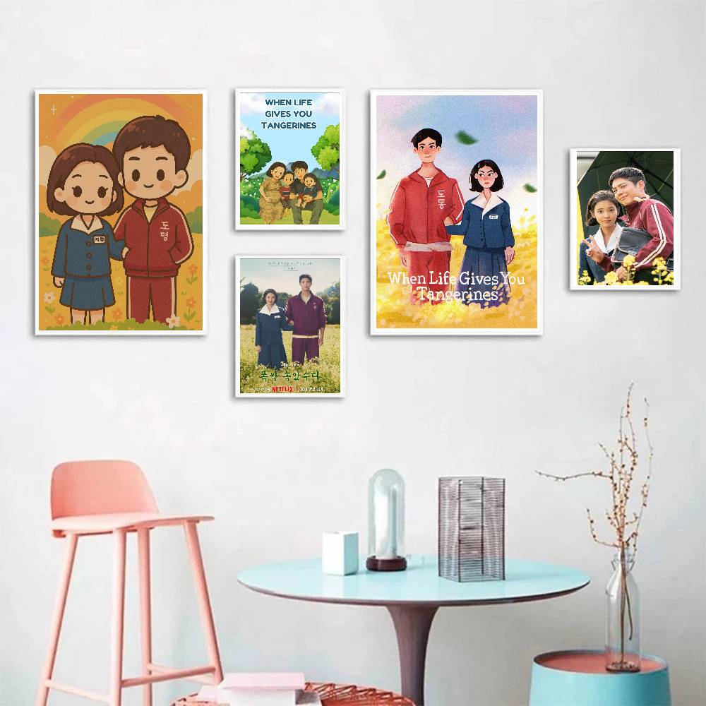 人生があなたにみかんを贈るとき 韓国ポスター リビングルーム - Modern Korean Lifestyle のレビューと価格