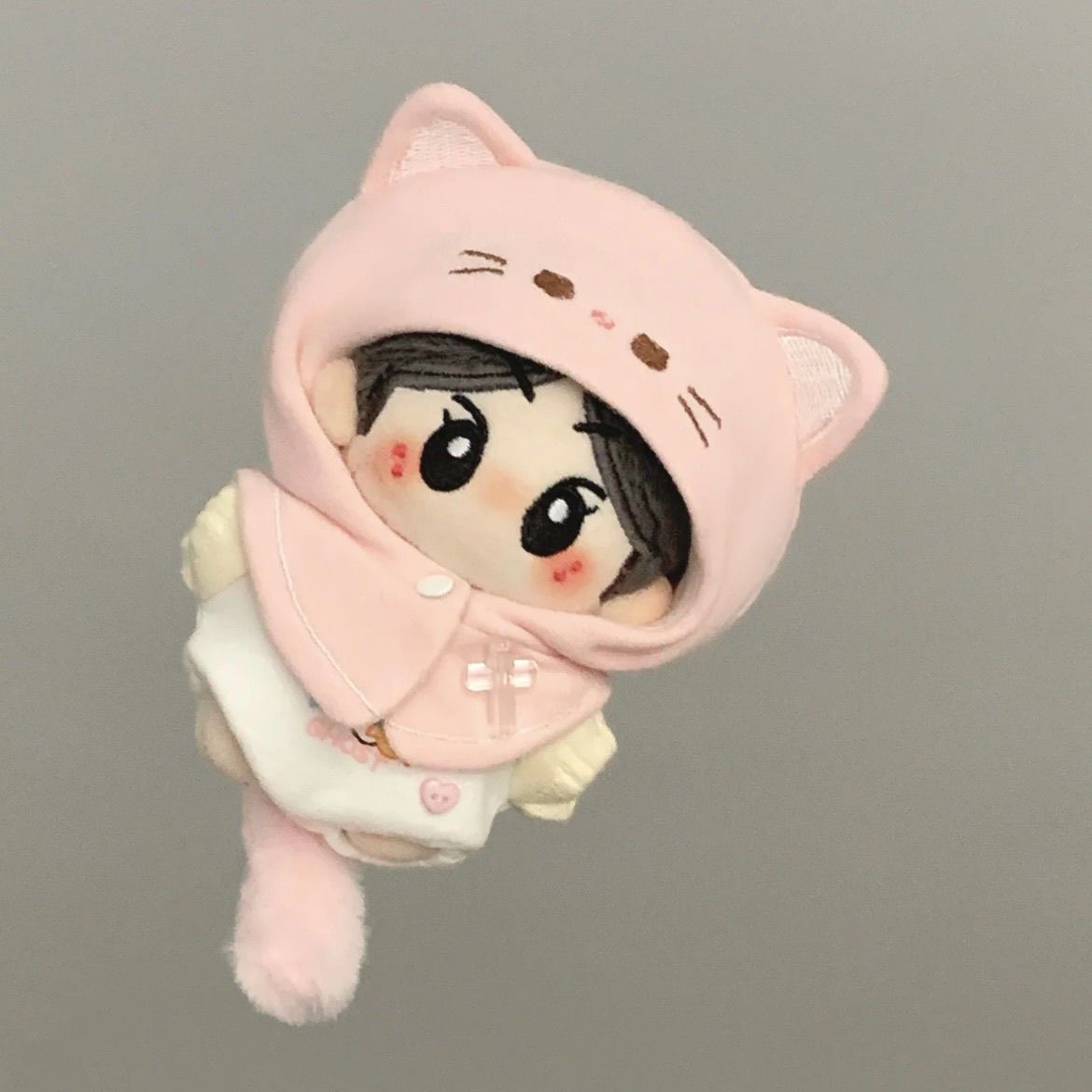 10 センチメートル綿人形猫耳しっぽぬいぐるみ動物の形の小さ - Korean Girls Lifestyle のレビューと価格