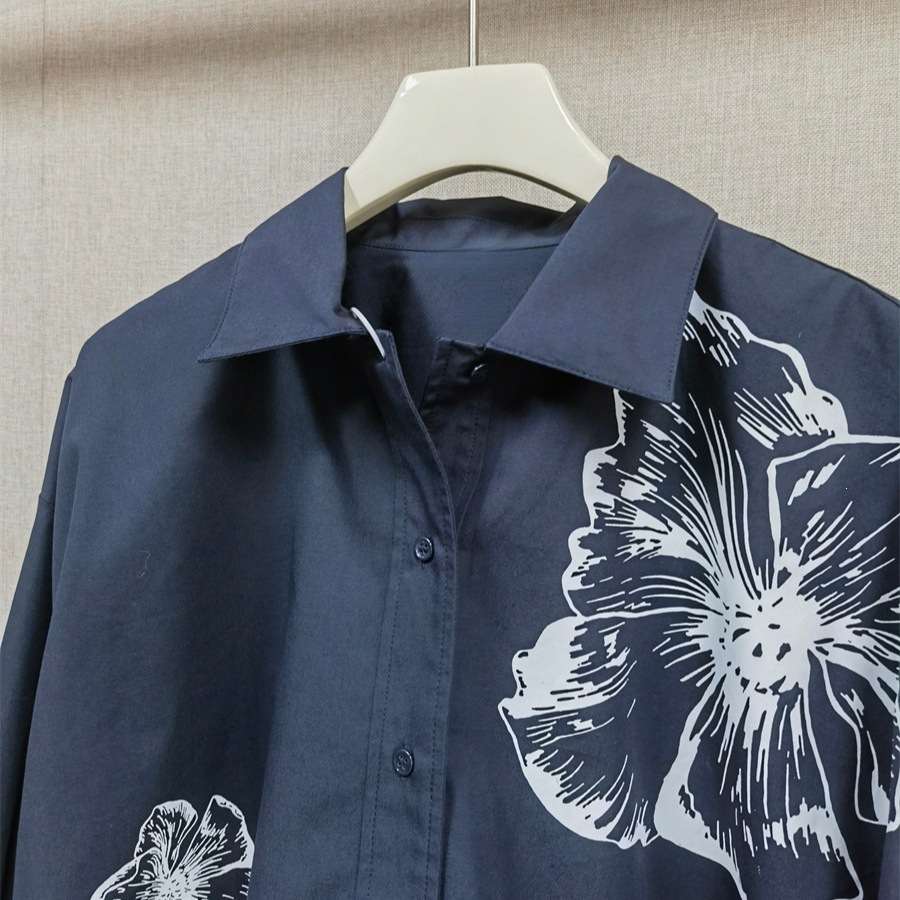ロマンチックな白い花柄シャツとショートスカートセット春夏コッ - Korean Lifestyle のレビューと価格